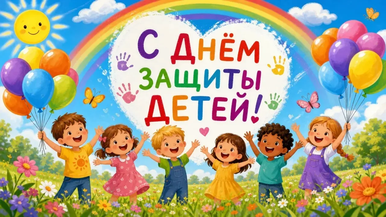 ☀️ Самый солнечный праздник в году — День защиты детей!