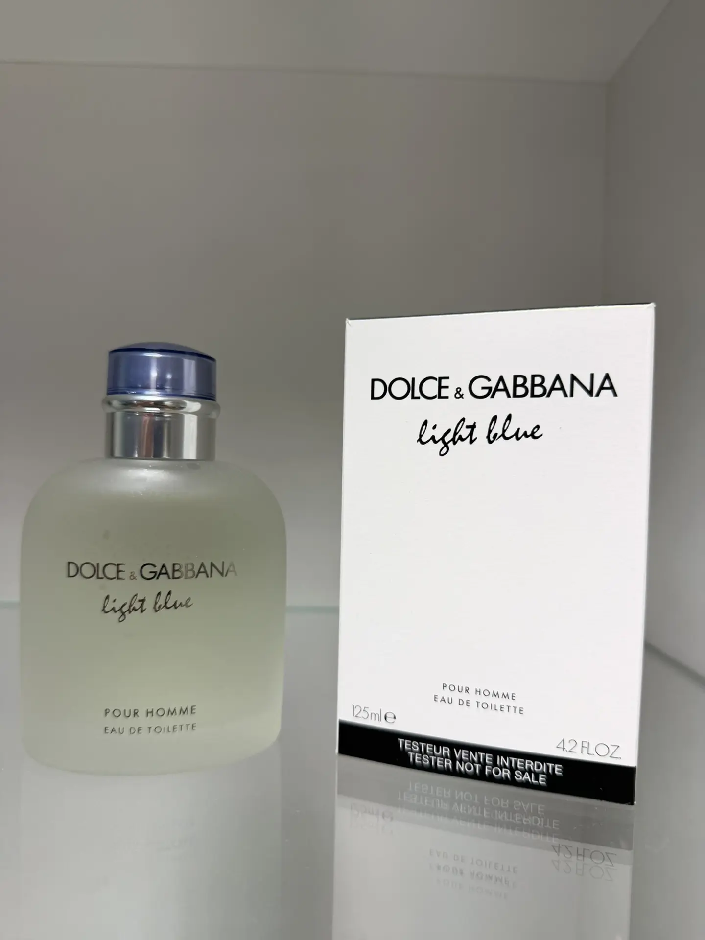 Оригинал, Dolce Gabbana Light Blue Pour Homme 100 ml, edt, мужские, тестер с крышкой, Ф...