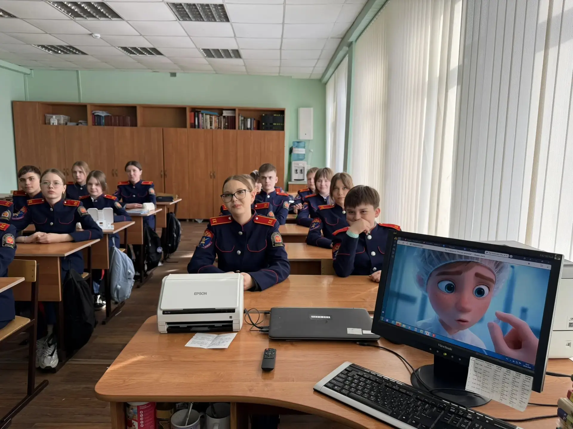 Сегодня, 26 марта, для наших учеников прошло особенное занятие курса «Россия — мои горизонты». В это
