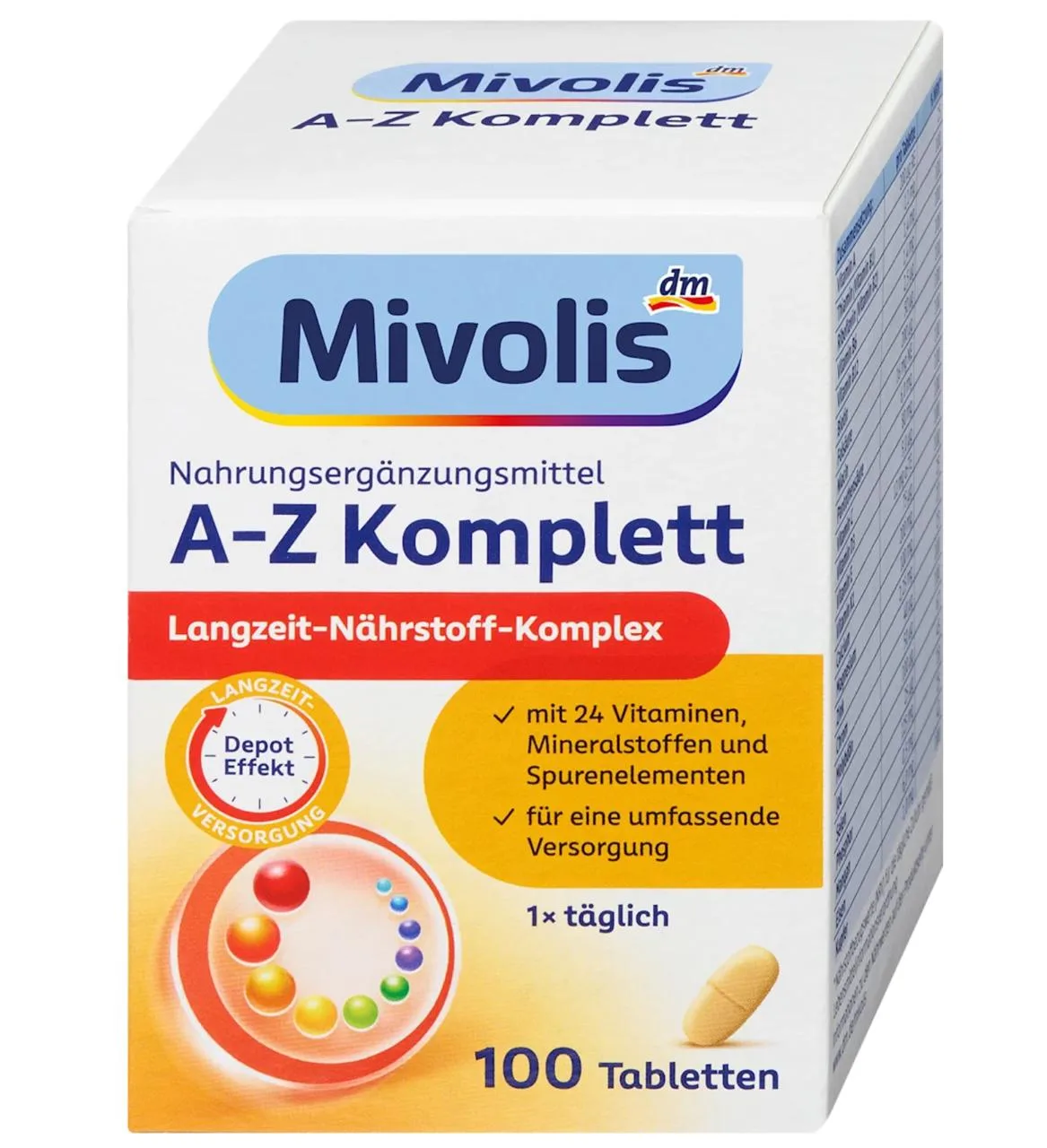 💊 Mivolis A–Z Komplett — комплекс витаминов и минералов на каждый день
