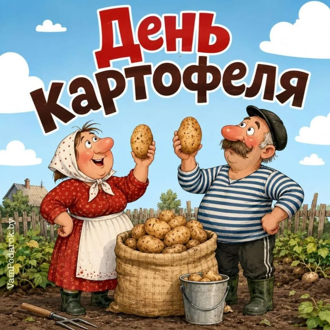 В "День картошки" 🥔 сделали забавных Смешариков из этого овоща! 😉😁
