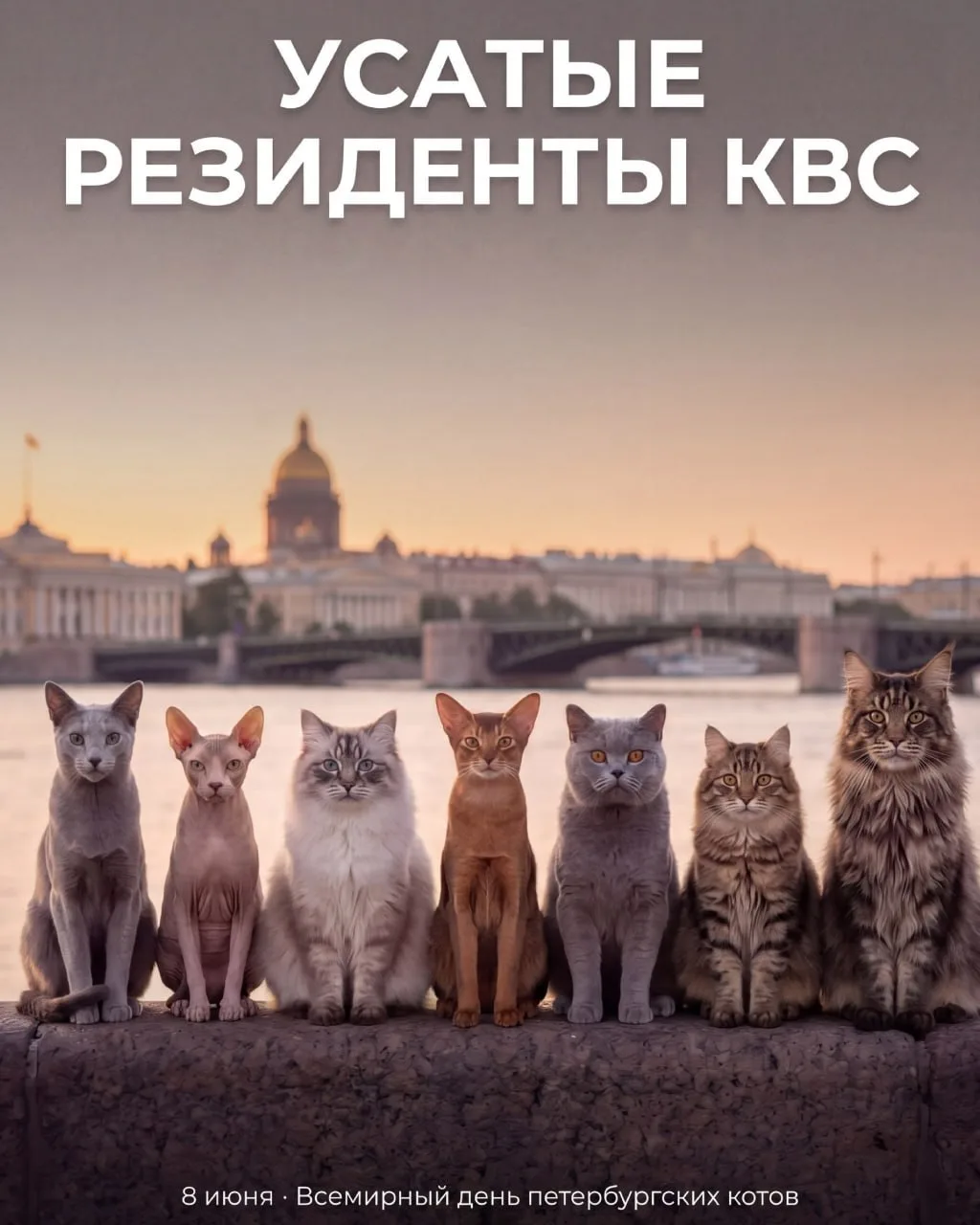📍Всемирный день петербургских котов и кошек