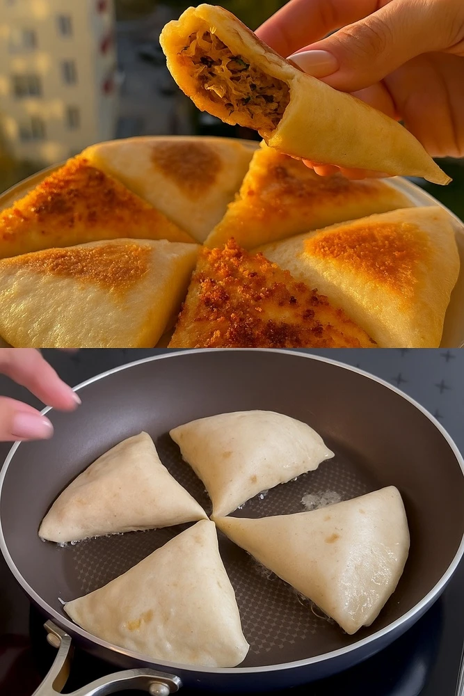 Вкуснейшие треугольнички с начинкой 😋