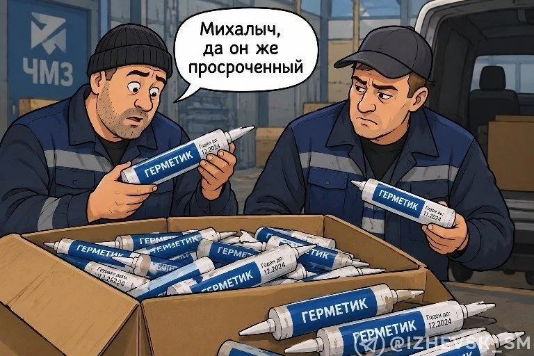 🔒 В Глазове двое работников поплатились за 32 тюбика герметика