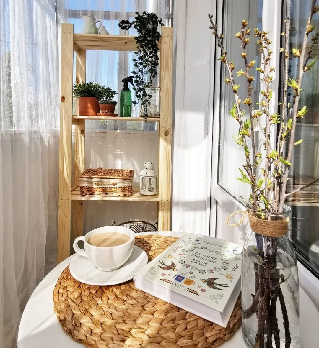 Балкон 2 м² в сталинке🌱 ⁣⁣⠀
