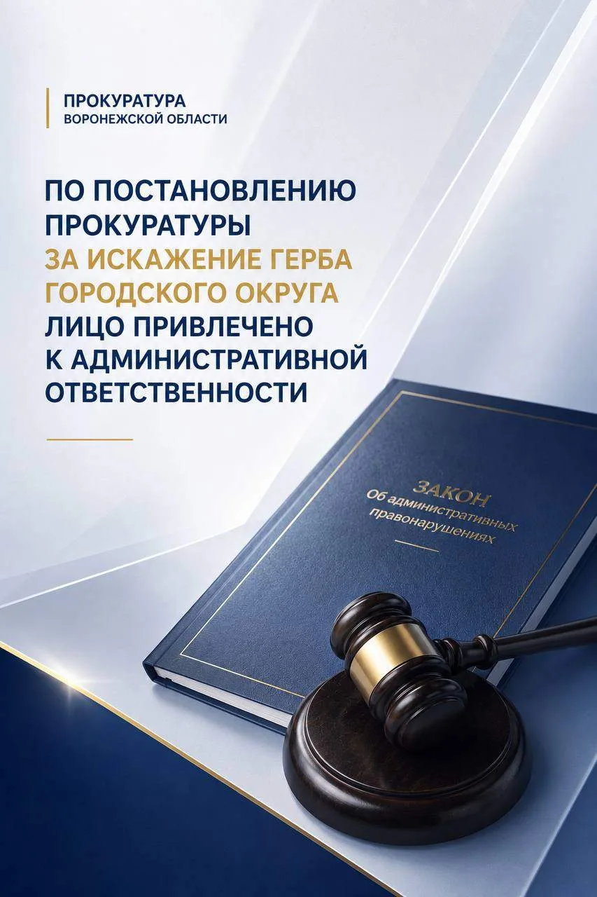 🔷По постановлению прокуратуры за искажение герба городского округа лицо привлечено к а...