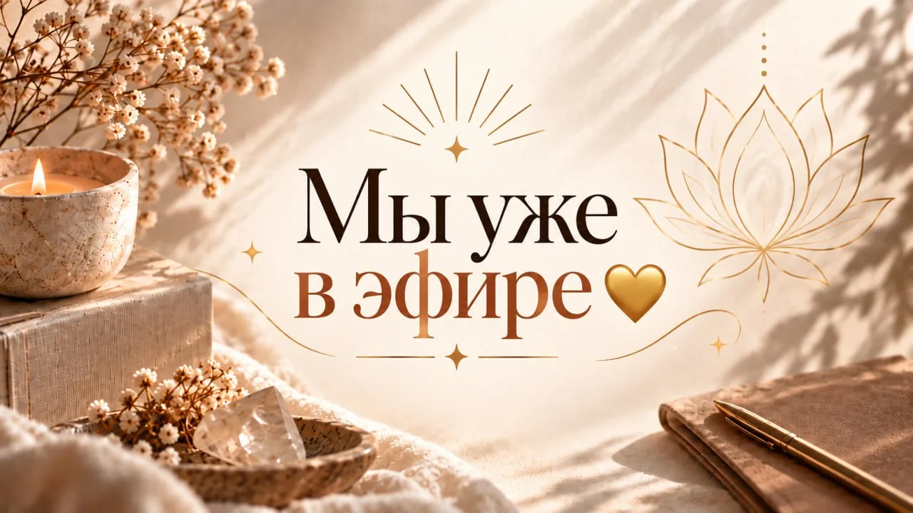 Мы уже в эфире 💛
