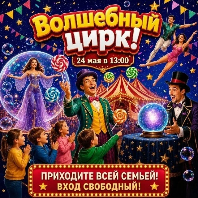 🎪  Бесплатное цирковое представление в ТЦ «Ханой-Москва»  🗓 24 мая в 13:00   В программе вас ждет ун