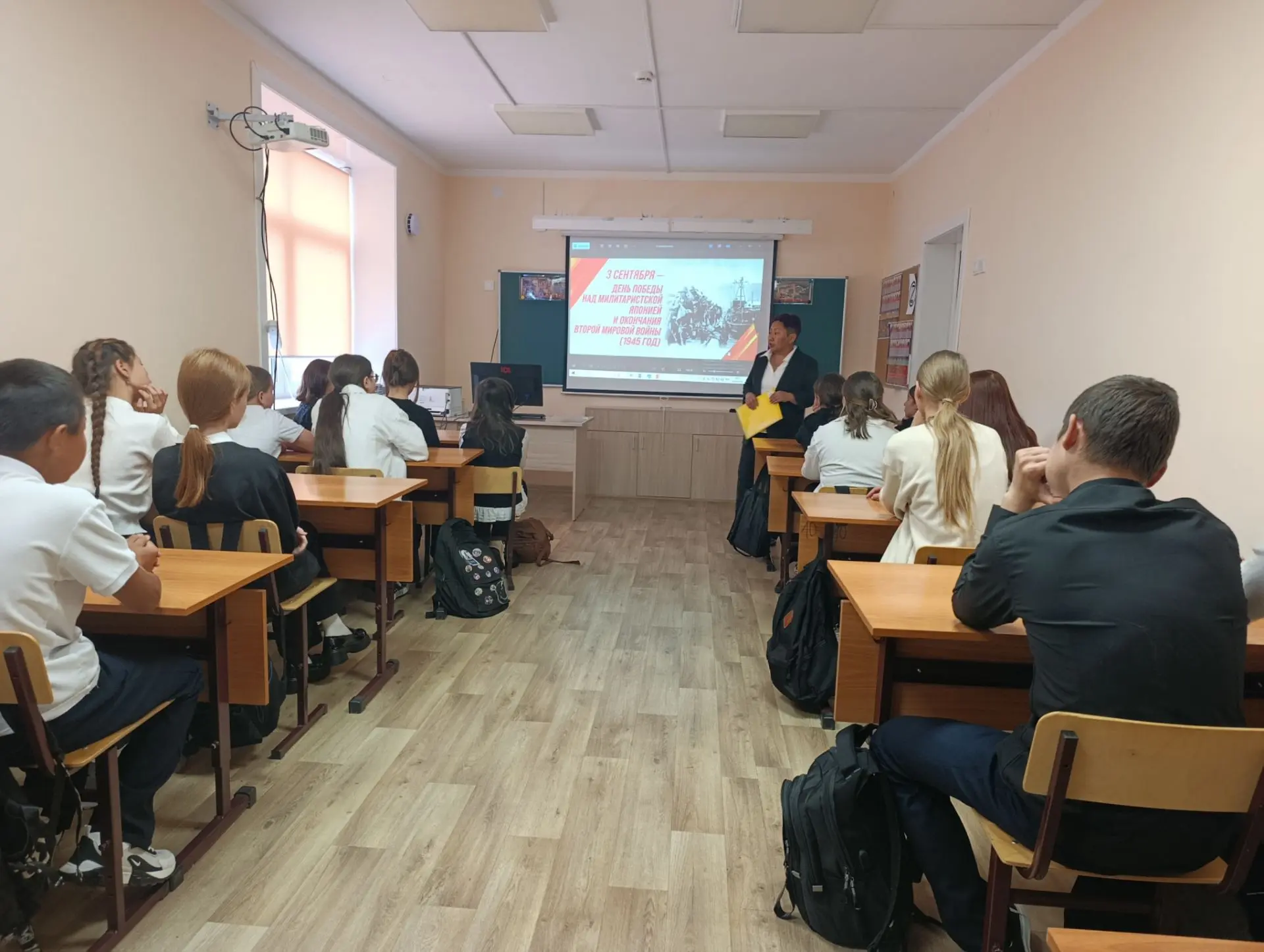 3 сентября в МБОУ Бахтайская  СОШ прошёл музейный час, посвящённый Дню окончания Второй...