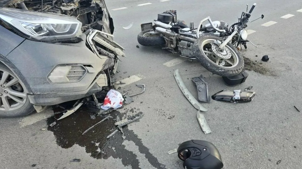 💥 В пригороде Йошкар-Олы мотоциклист попал в серьёзное ДТП  Накануне около четырёх часов дня на вось