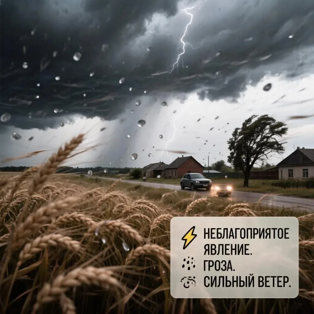 ⚡ Внимание, неблагоприятные погодные явления! ⚡

В ближайшие 1–3 часа местами по Пензенской области 