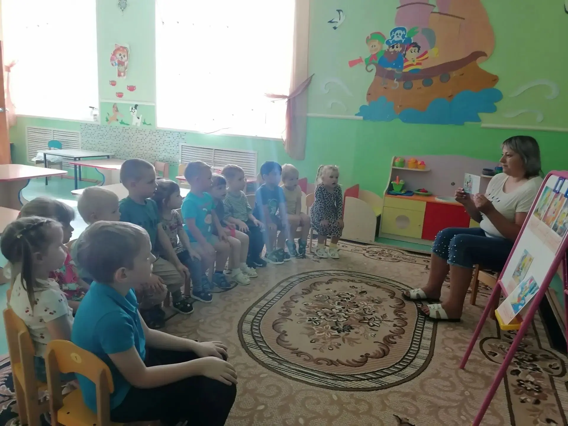 ☀Сегодня во 2-2 младшей группе "Пчёлки🐝"  прошло занятие по пожарной безопасности "Ого...