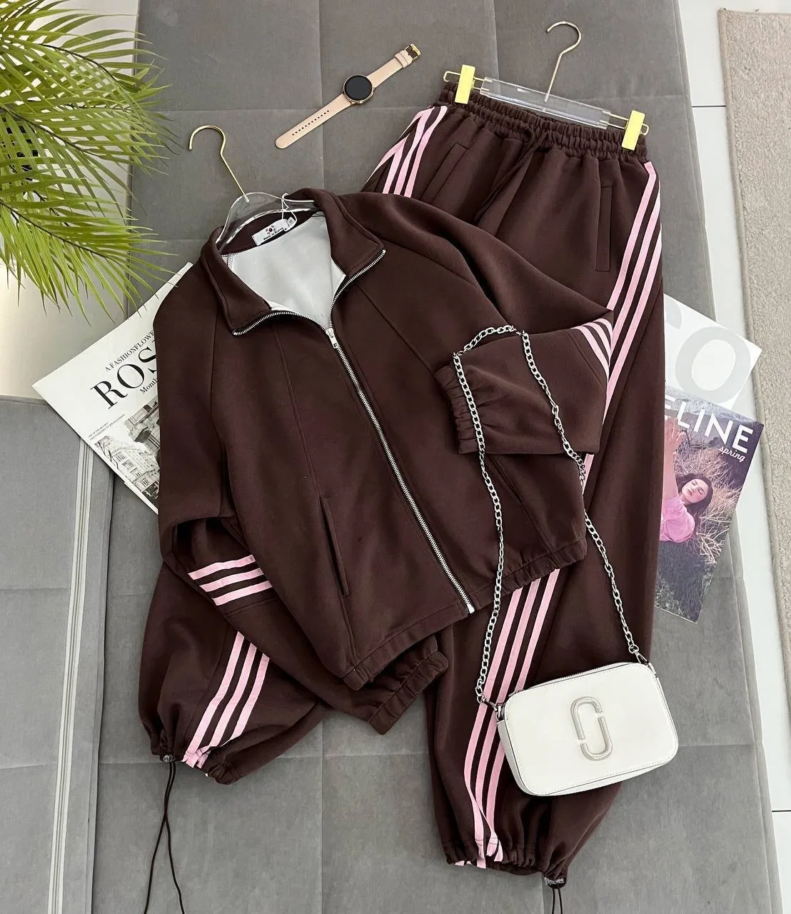 Стильный и комфортный костюм в трендовом oversize силуэте 🤍