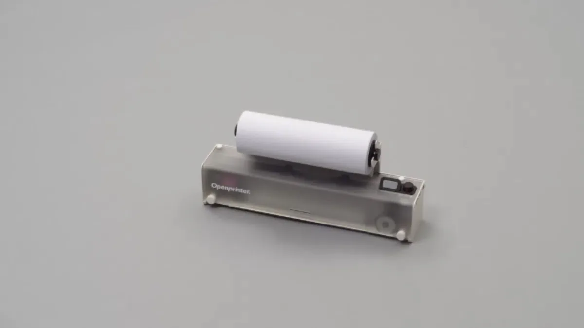 Open Printer впервые показали на видео как рабочий прототип: струйный принтер печатает в чёрно-белом