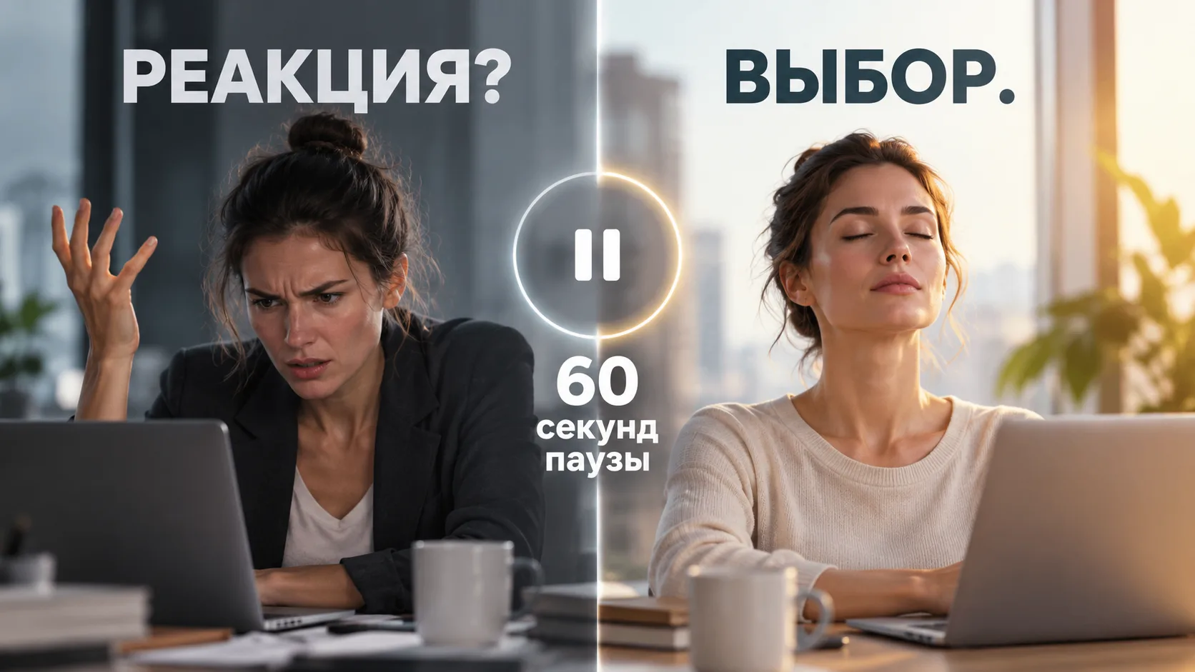 Когда всё раздражает: 60 секунд паузы до ответа