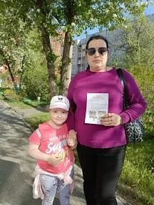 Акция «Все вместе за безопасность дорожного движения»
Отряд ЮИД «Светофорик» провели для детей и их 