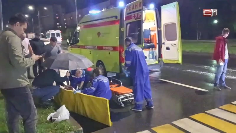 На пешеходном переходе в Сургуте легковушка сбила женщину