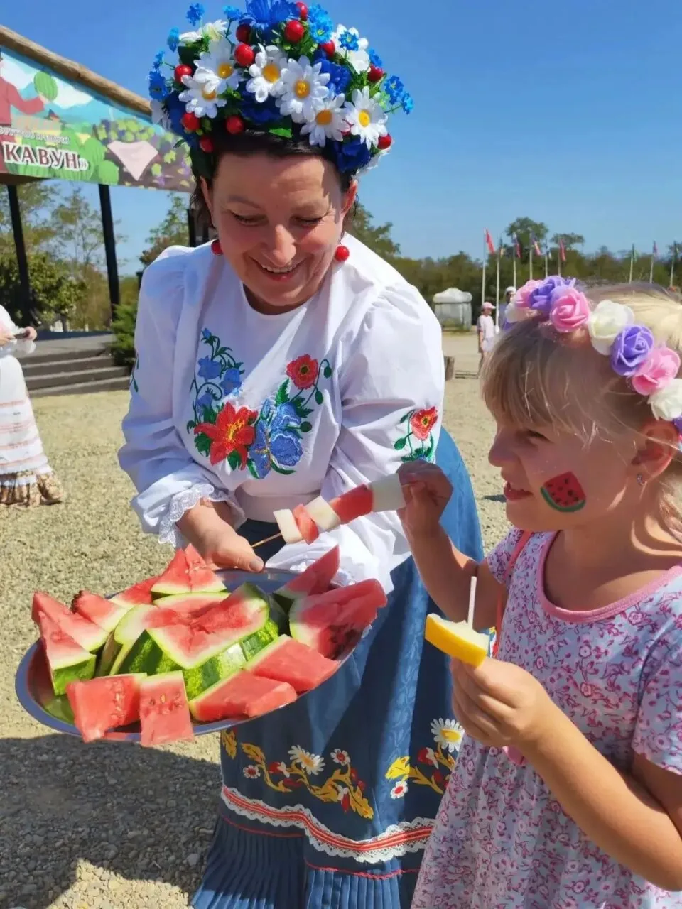 🍁 В первую субботу осени в Атамани состоялся краевой праздник кубанских фруктов и бахч...