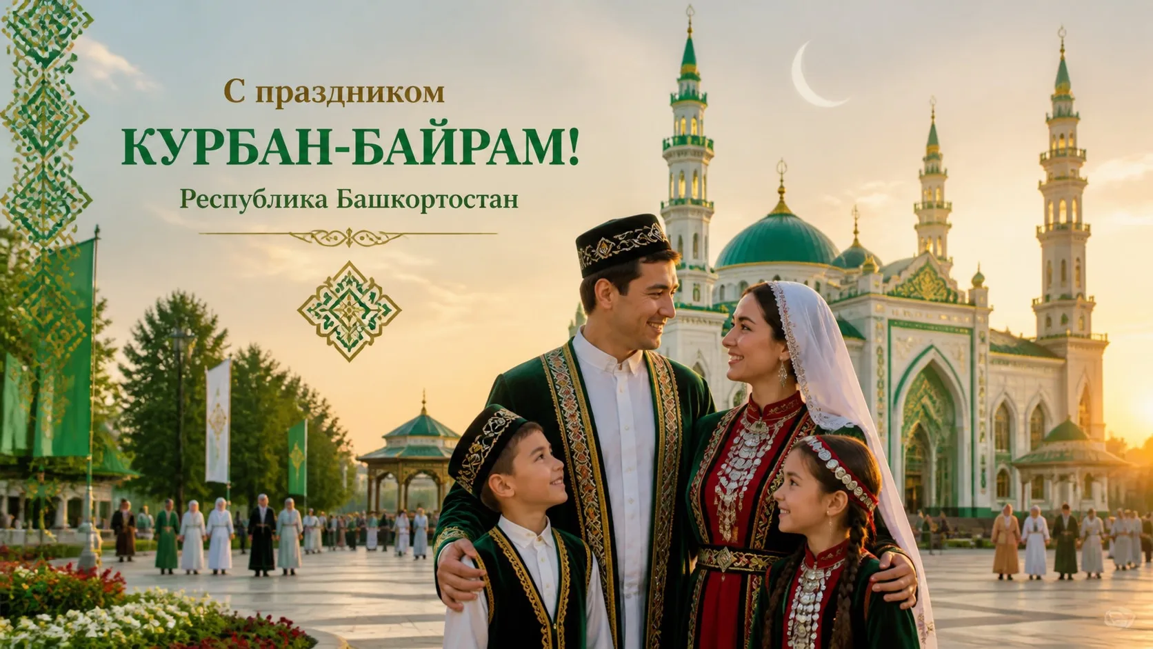 От всей души поздравляем мусульман с благословенным праздником Курбан‑байрам!
