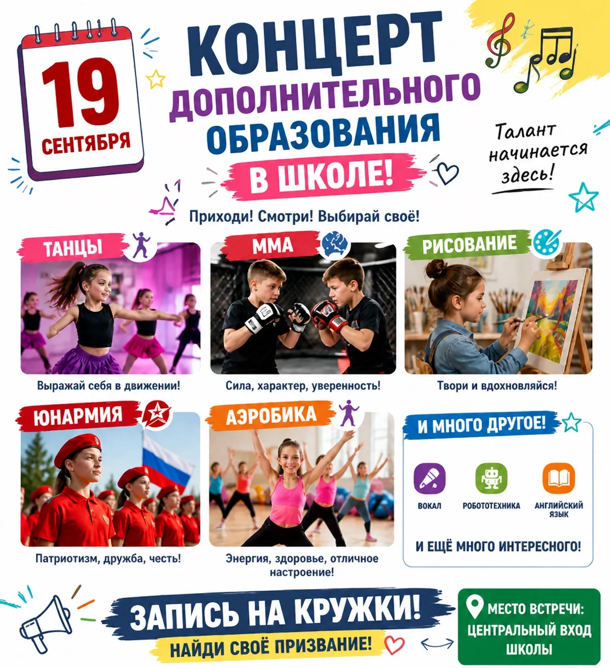 Начало в 12:00.