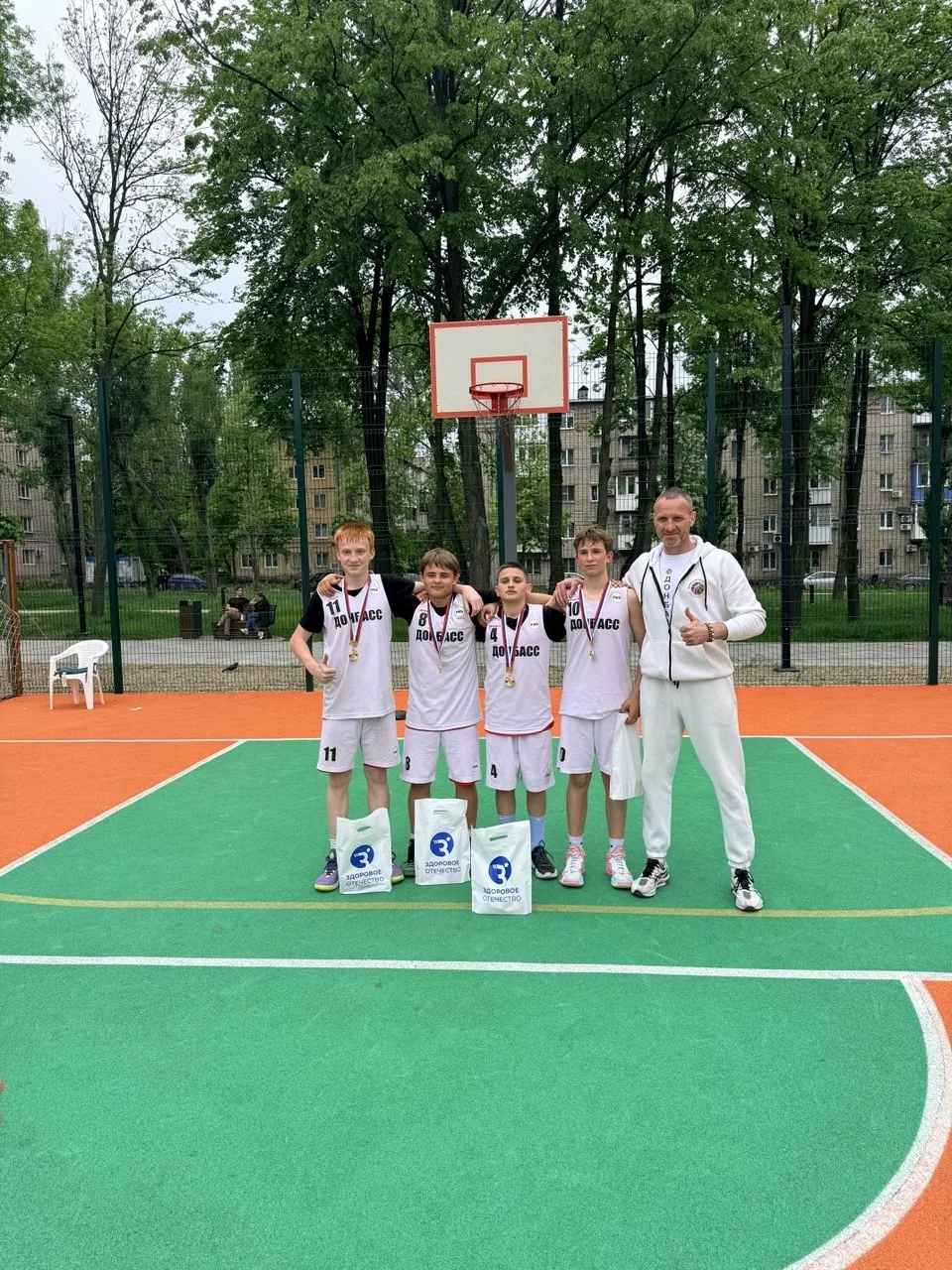 🏀16 мая в городе Донецк состоялся открытый турнир Донецкой Народной Республики по баск...