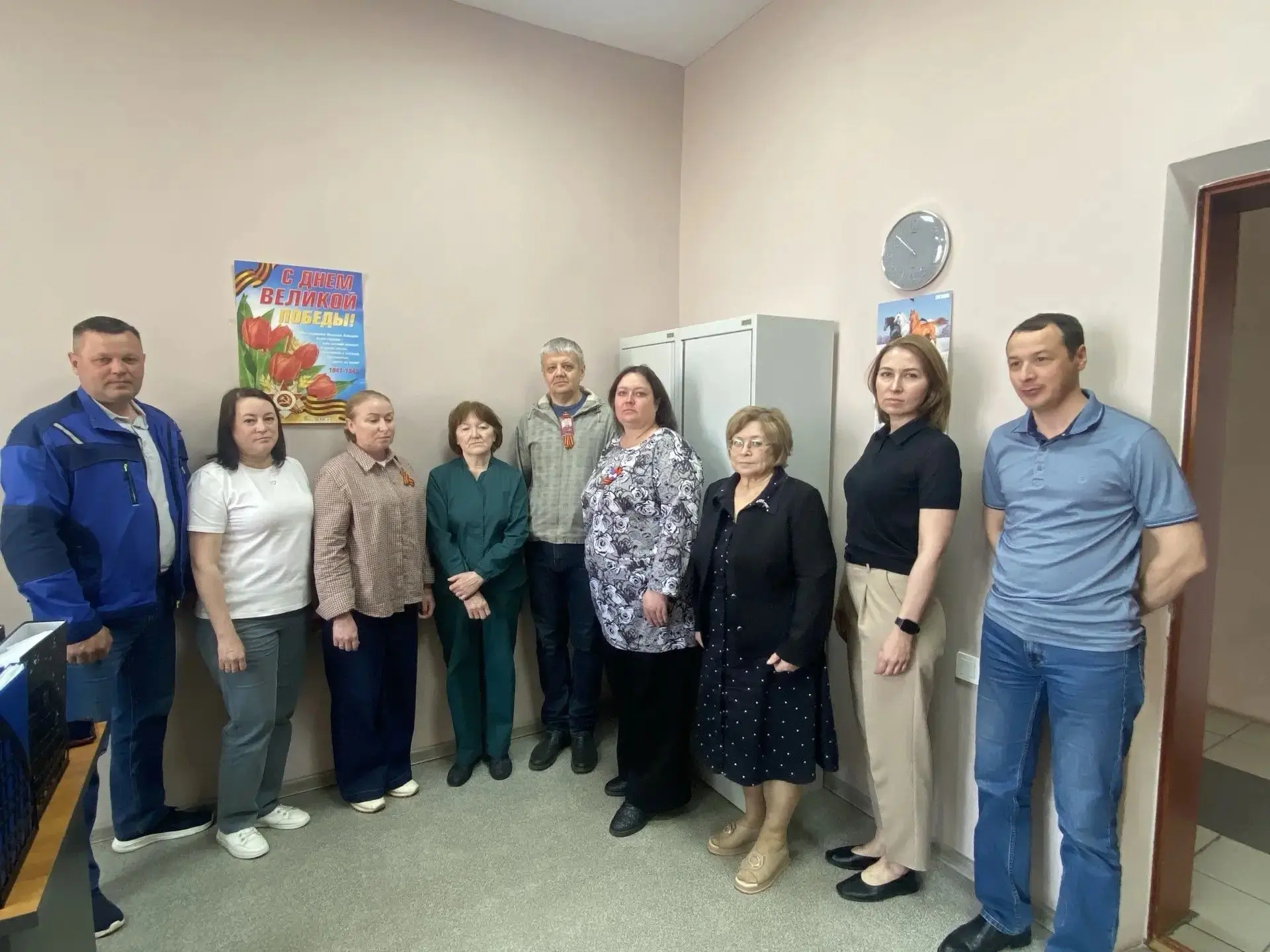Сегодня, 08 мая 2026 года, состоялась минута молчания в память о погибших в Великой Оте...