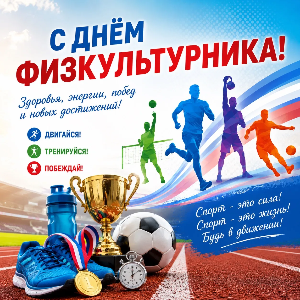 🏅 С Днём физкультурника!