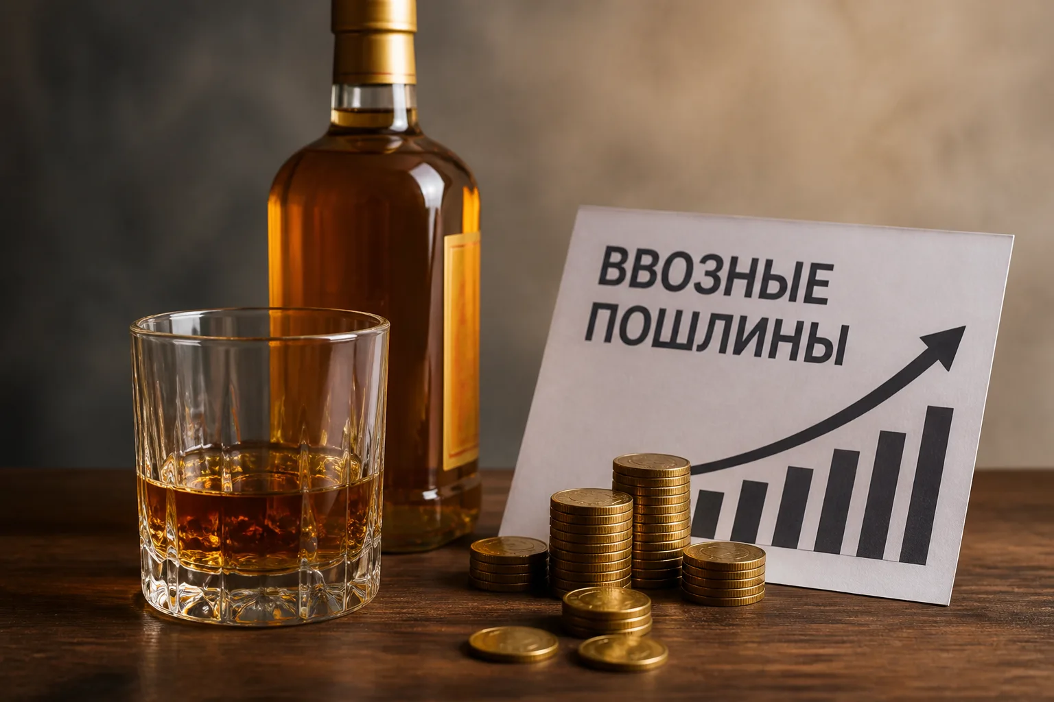 Правительство предложило повысить ввозные пошлины на крепкий алкоголь из недружественны...
