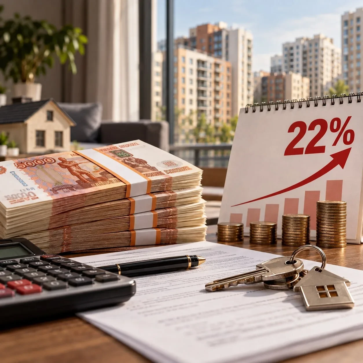 💸 Налог с продажи жилья могут увеличить до 22%