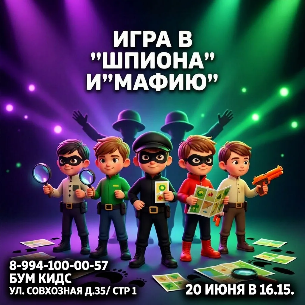 🧠 Игра в «Шпиона» и «Мафию» — прокачиваем мозг весело!

Увлекательные  игры для детей, которые:

✨р