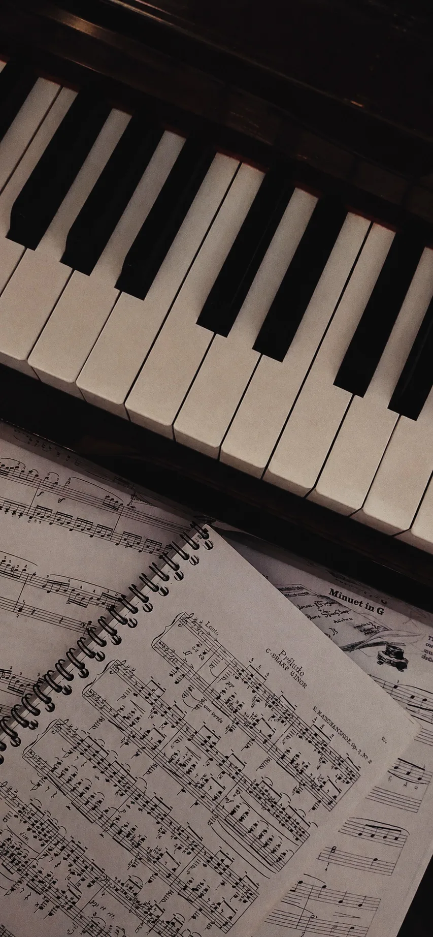 Эстетичные обои с пианино 🎹