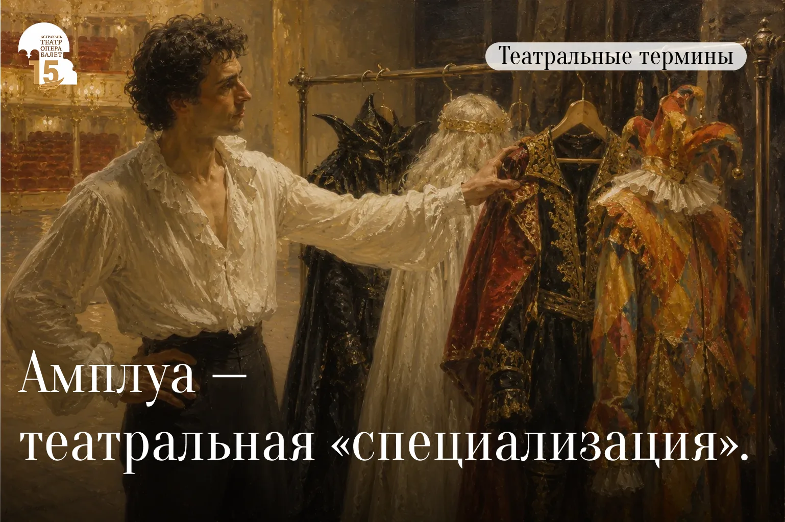Актёры, как врачи или программисты, тоже имеют свою «специальность» — амплуа. Это тип р...