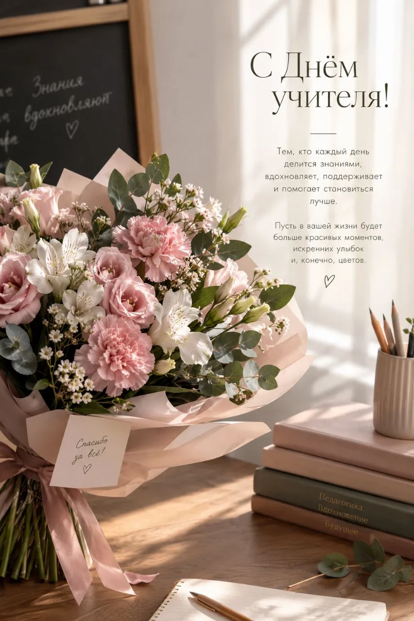 С Днём учителя! 🌷