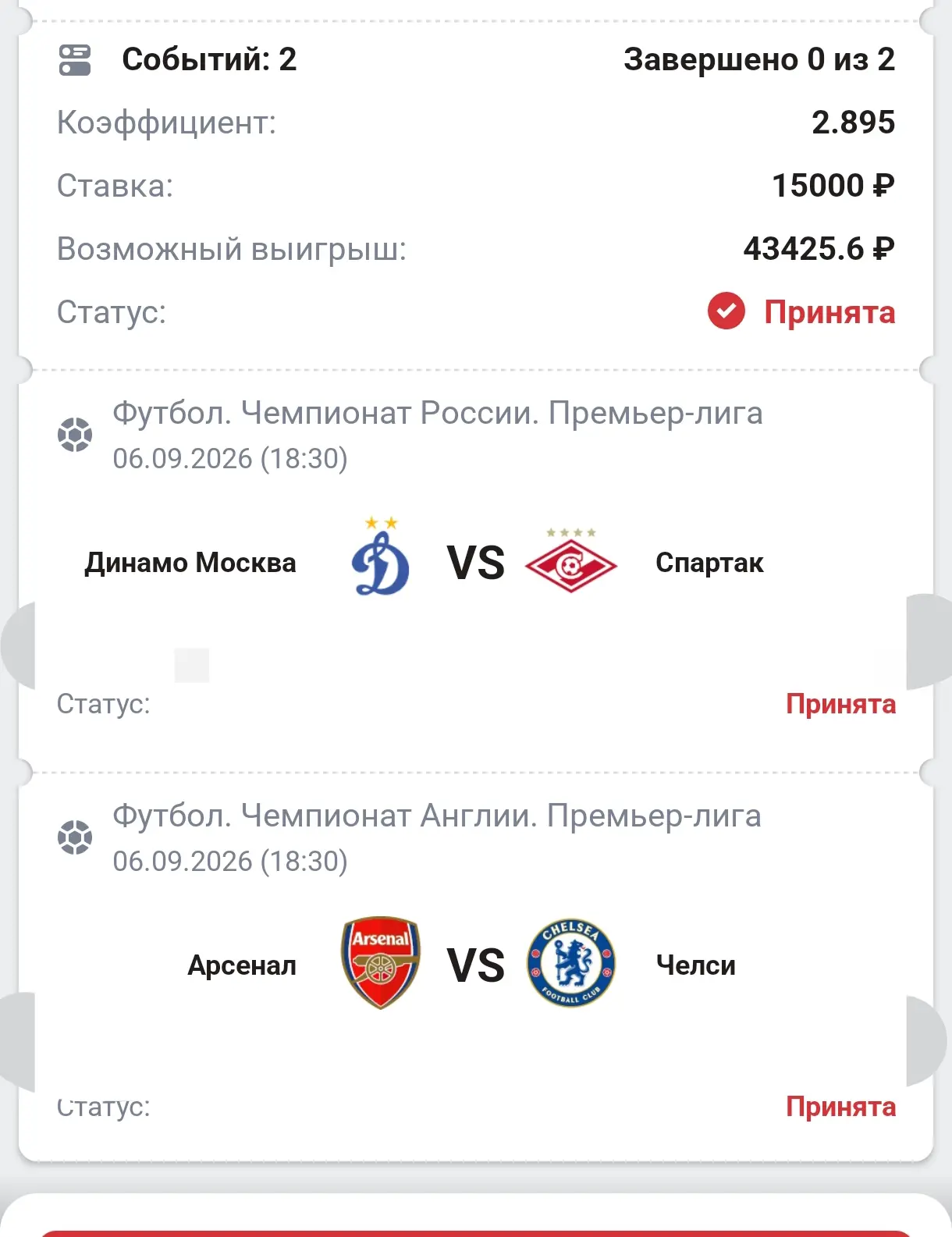 ⚽VIP  ПРОГНОЗЫ НА СЕГОДНЯ