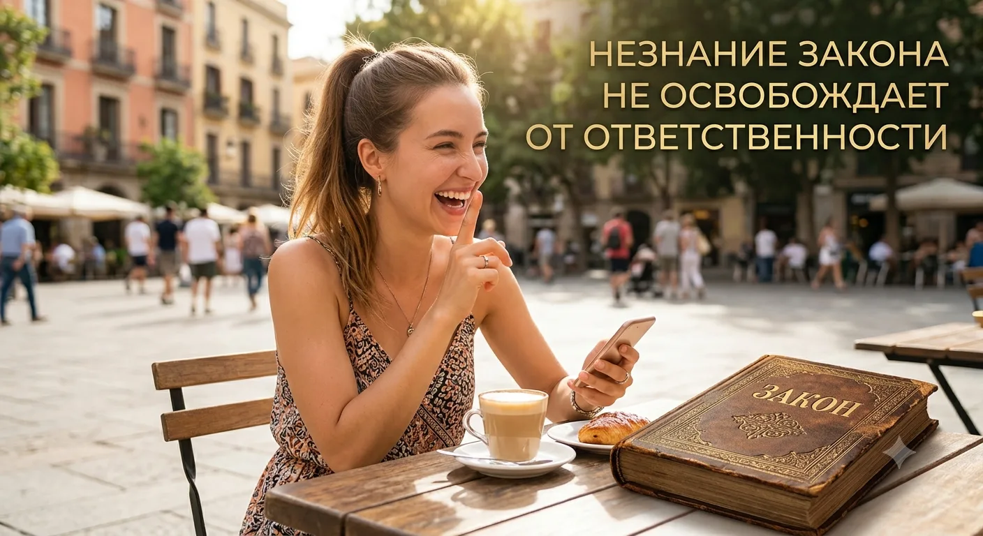 Незнание не освобождает от ответственности.