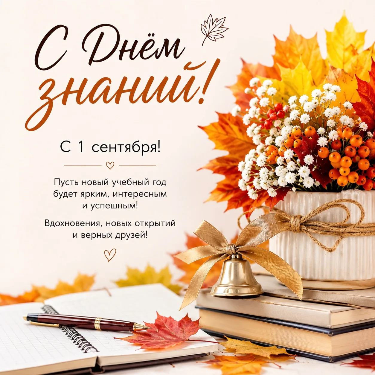 🍁 С Днём знаний! С 1 сентября! 🍁