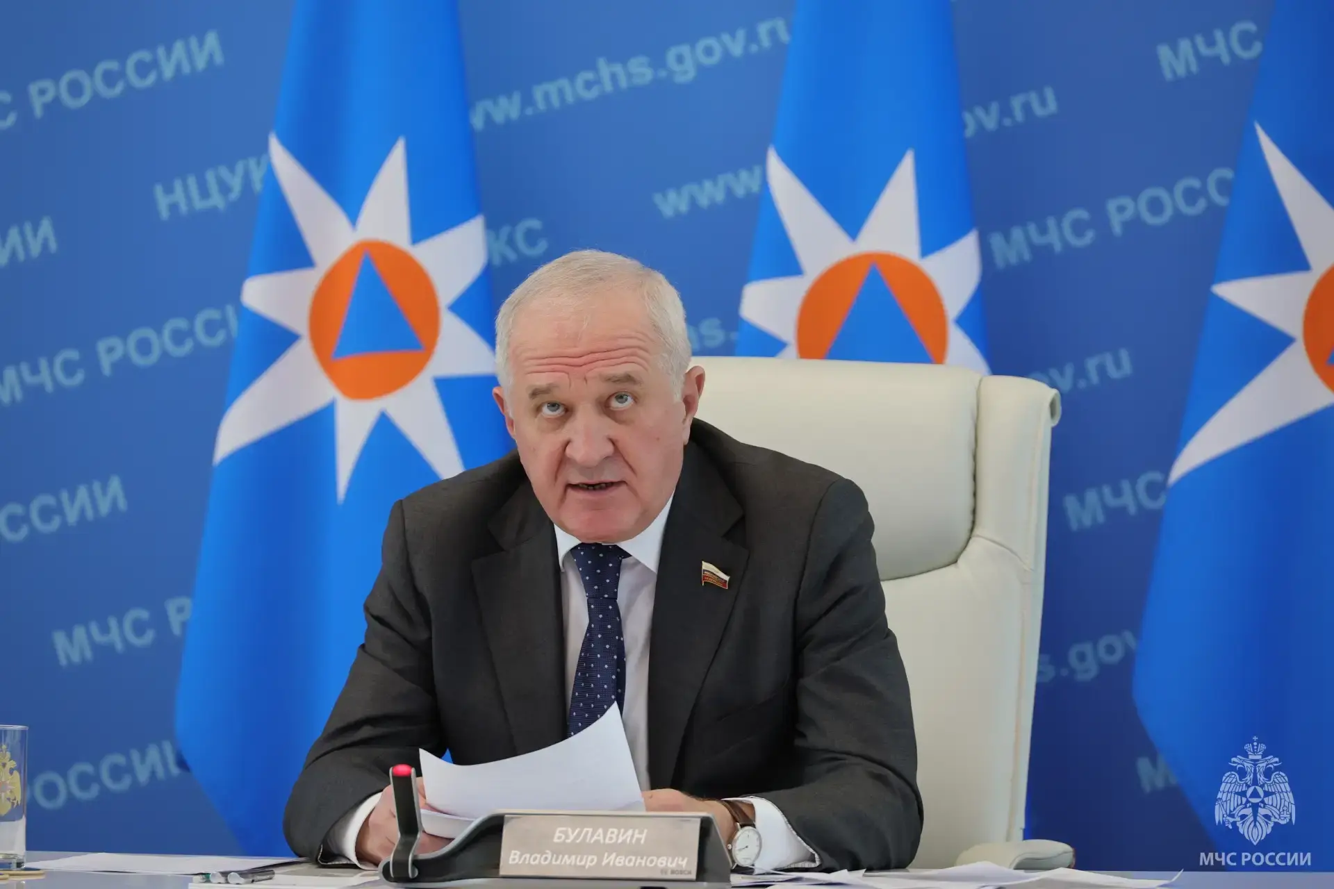 Глава МЧС России Александр Куренков принял участие в совещании Комитета Совета Федерации по обороне 