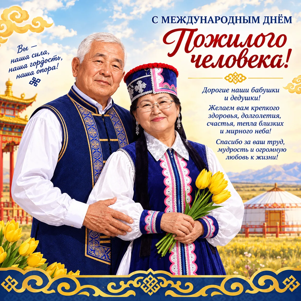 Дорогие наши старшие! Уважаемые ветераны, пенсионеры, люди серебряного возраста!