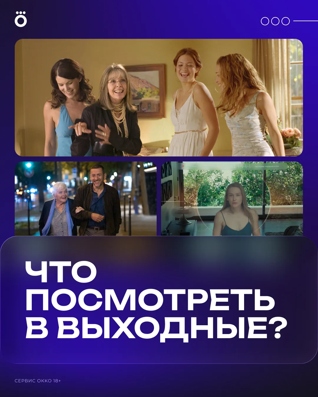 Рекомендуем фильмы на выходные! Собрали подборку фильмов под любое настроение.