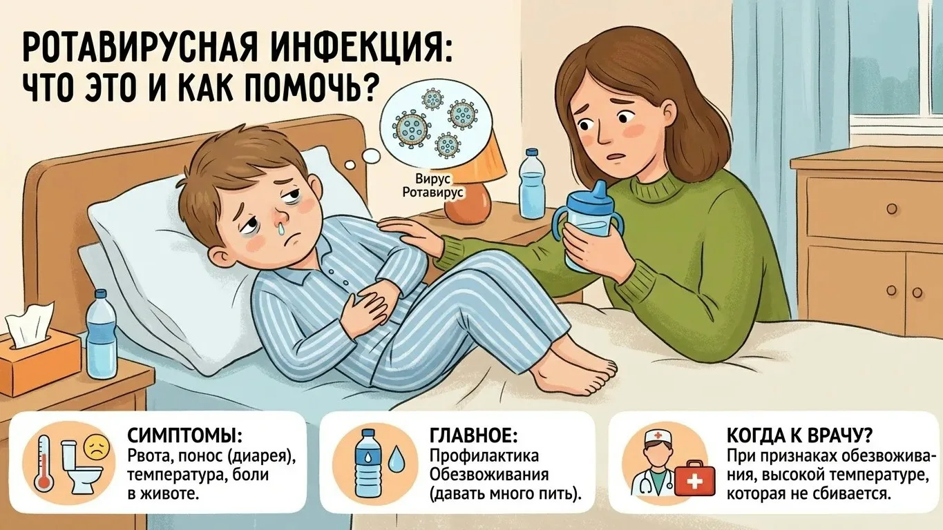 Летняя угроза ротавирусной инфекции и способы защиты детей и взрослых.🦠