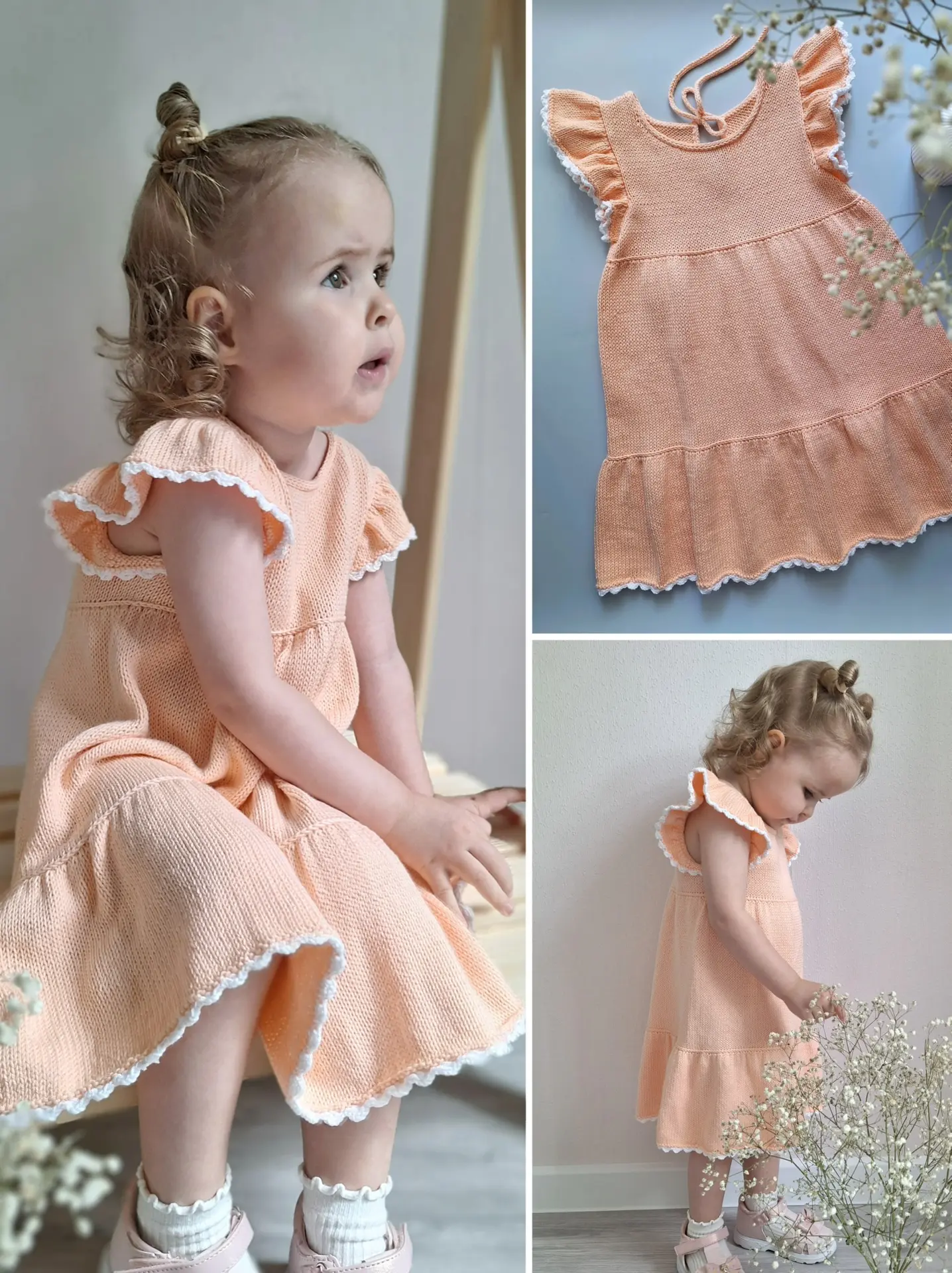 Лёгкое платьице по МК "Sundress" в нежном персиковом😍

🌿Размерный ряд: от 1 до 9 лет.

🌿Связано и