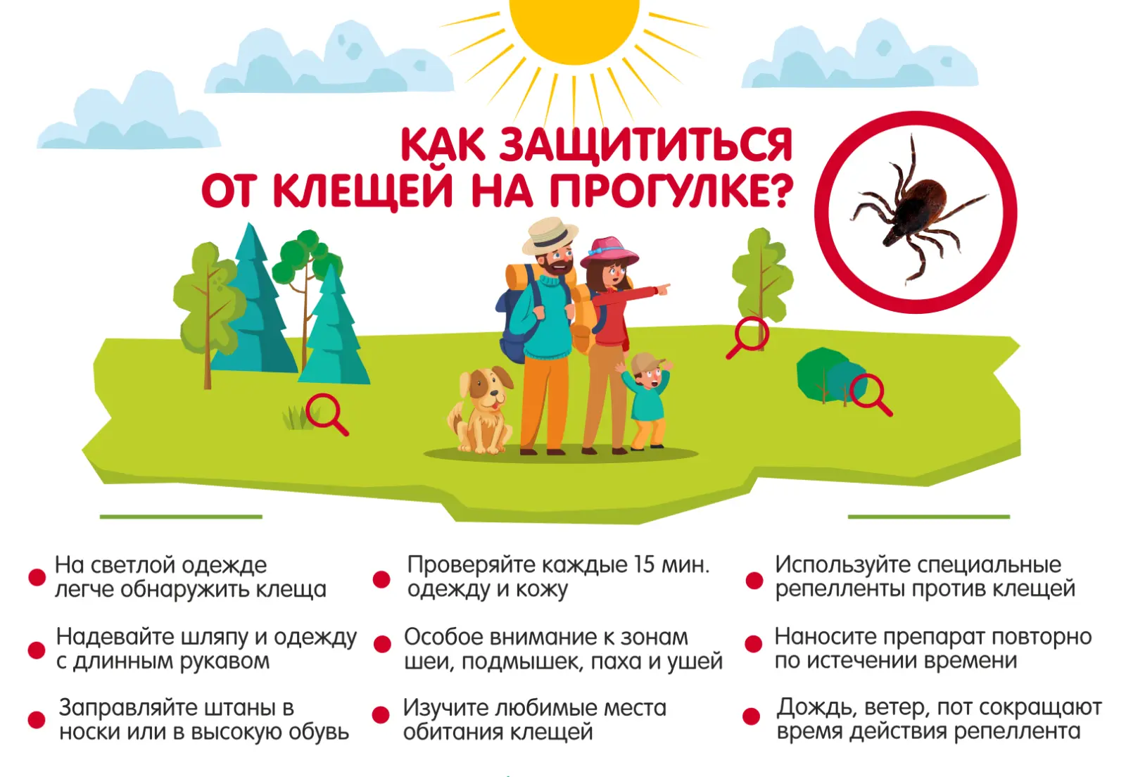 Осторожно, клещи проснулись! Сезон охоты открыт.