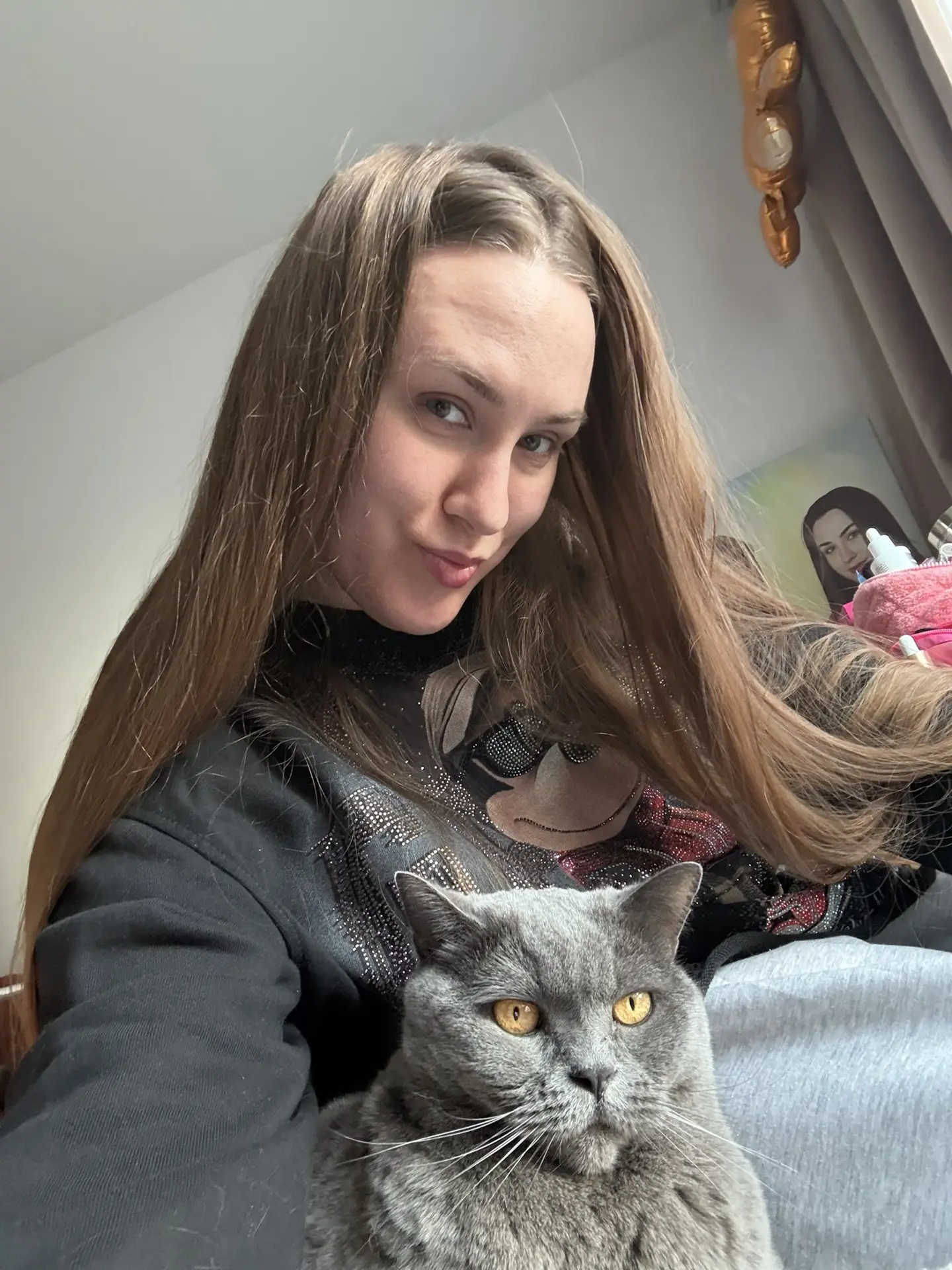 это мы с бусинкой собираемся на её первый в жизни груминг 🧡