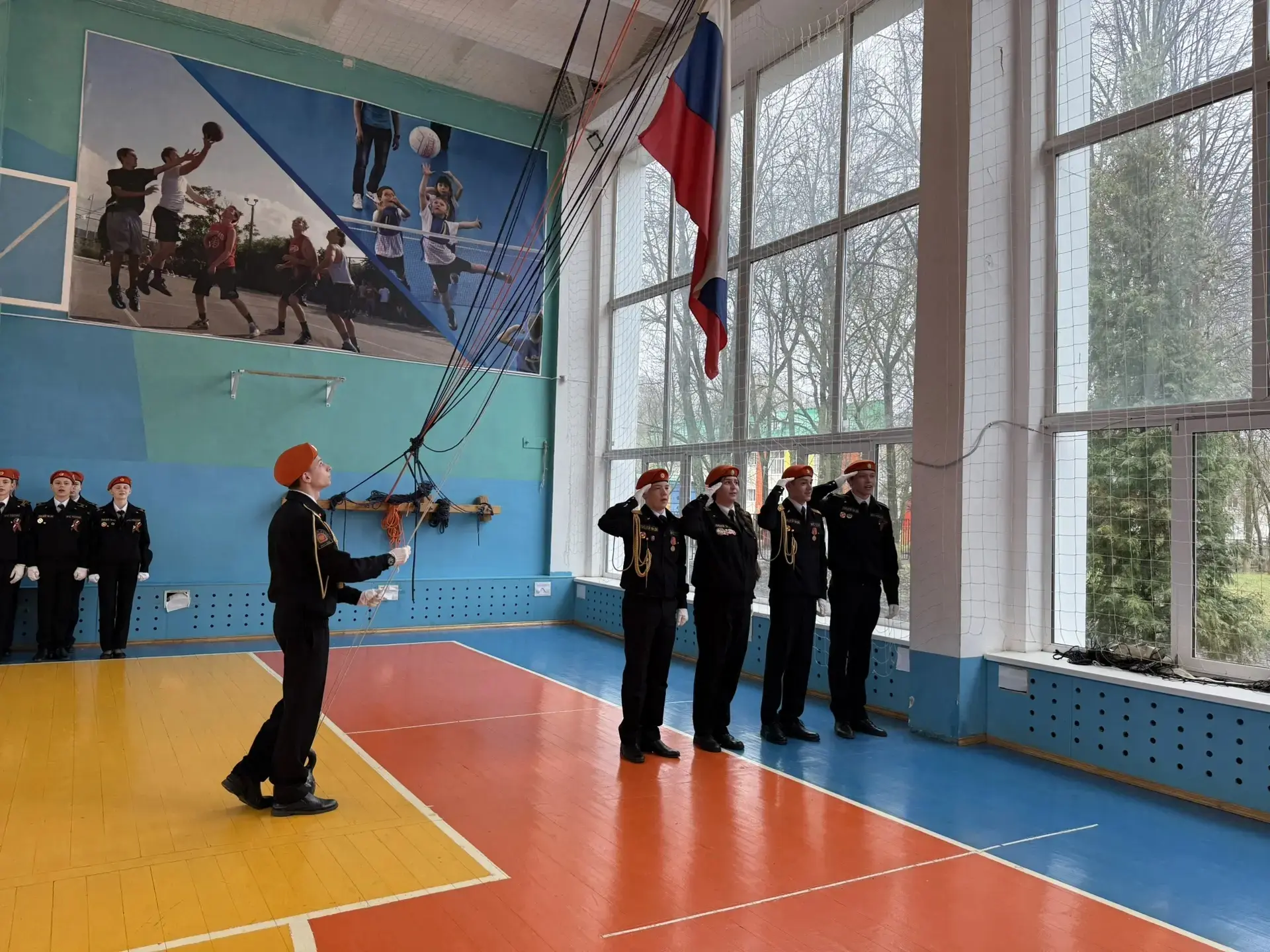 🇷🇺 Торжественная церемония поднятия Флага и исполнения Гимна Российской Федерации 🇷🇺  ☀️ 20 апреля 2