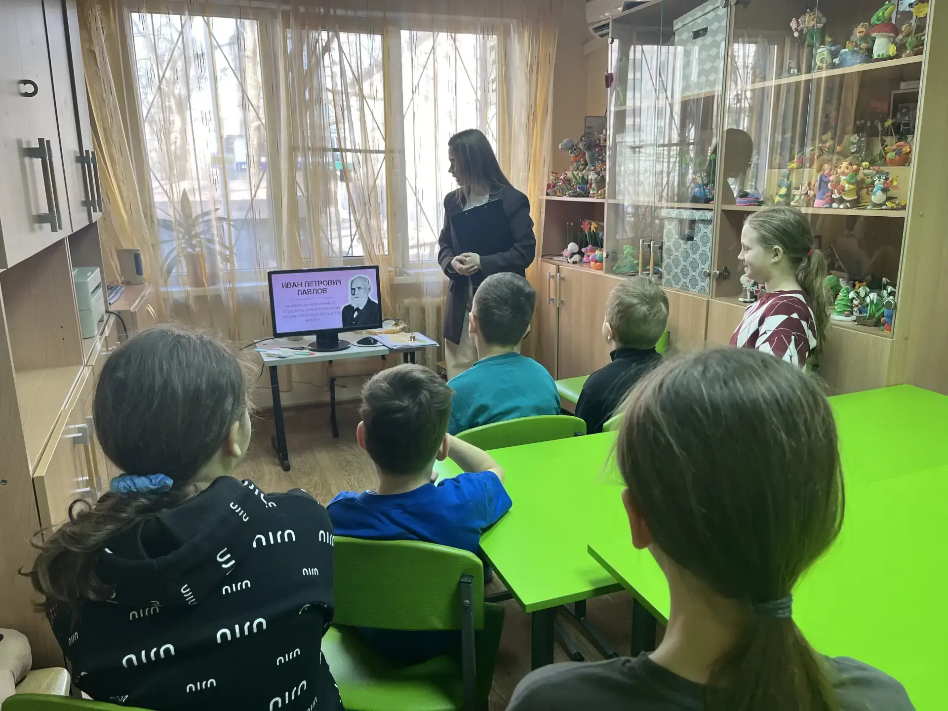 Вчера в комнате школьника «Радуга» прошло интерактивное занятие по проекту «Культурное наследие Росс