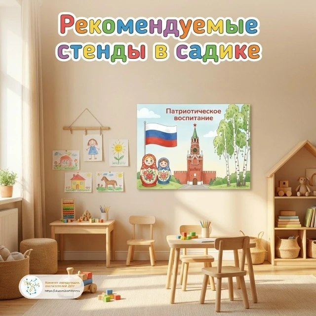Какие стенды рекомендовано оборудовать в детском саду