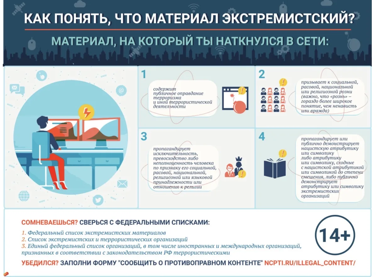 📌Информационные карточки об уголовной и административной ответственности за преступления экстремистс