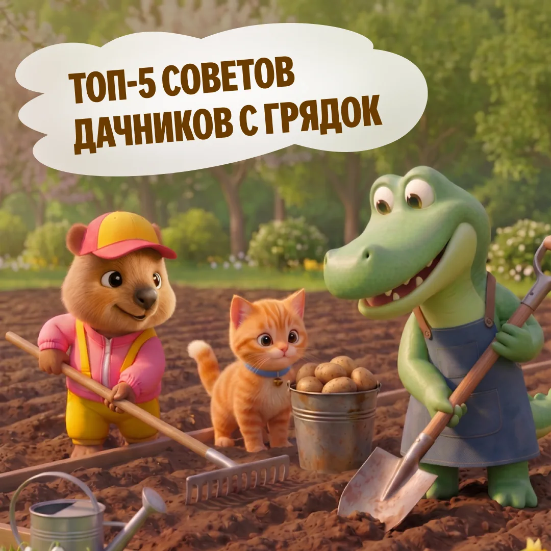 Насыпали целую грядку полезностей 🌱