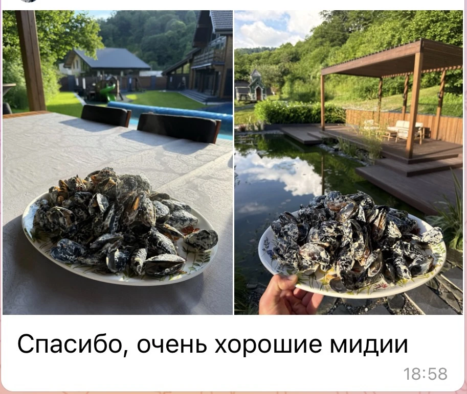 Нам уже начинают присылать отзывы на наши мидии и это лучшее подтверждение качества 🤍

Многие возвр