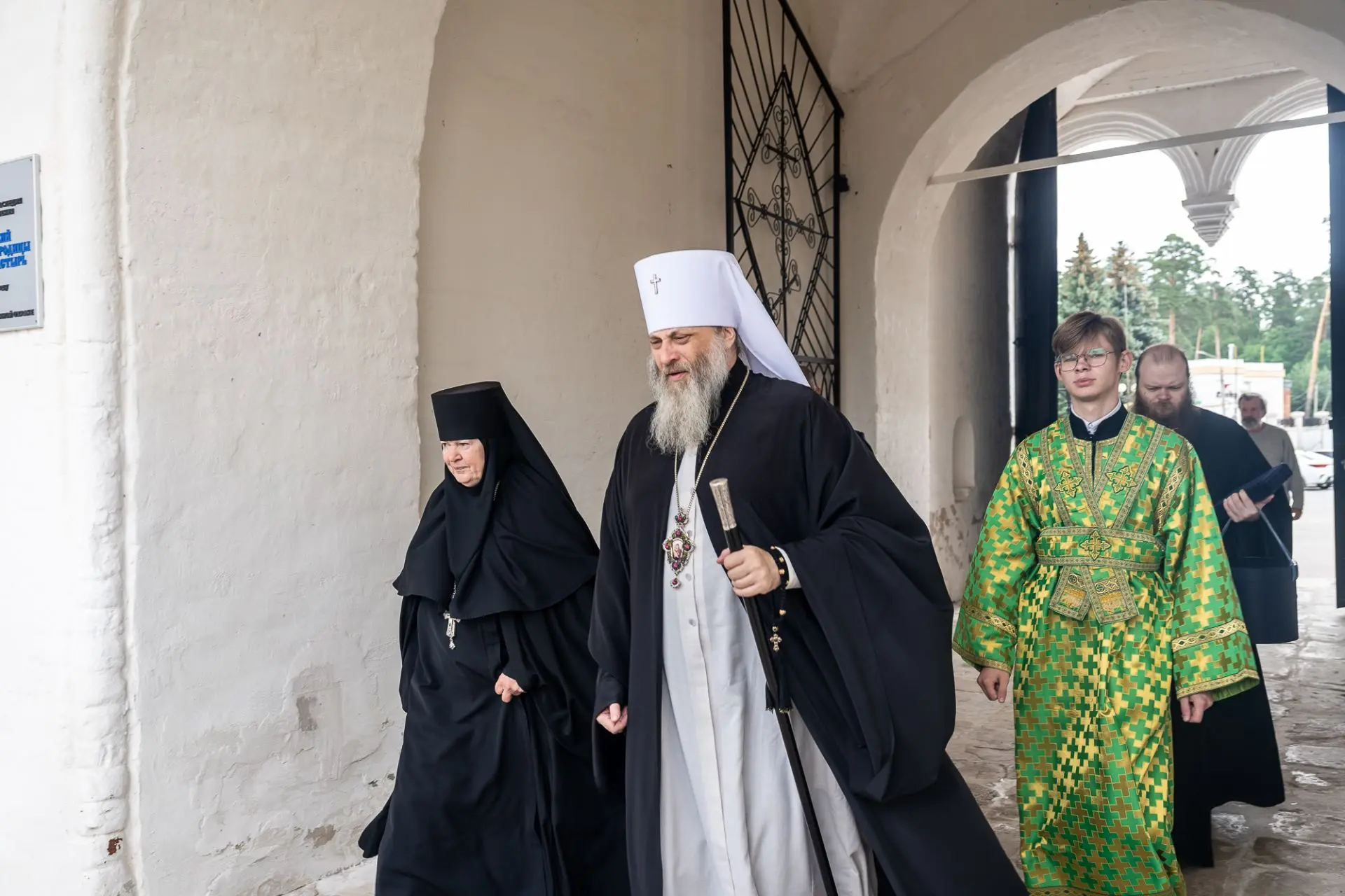 Архиерейское богослужение в Солотчинском монастыре в день памяти благоверного князя Олега Рязанского